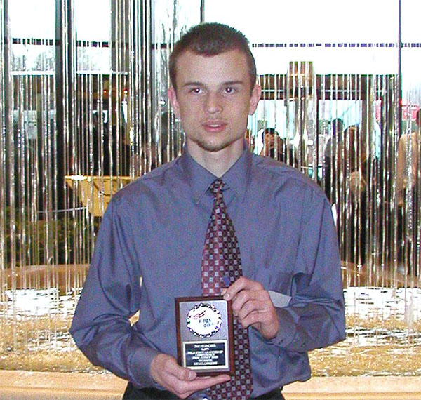 3rd Place for Website Development in 2003